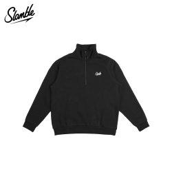 SLAMBLE 春季新款纯色拉链套头衫男运动跑步训练服长袖上衣潮