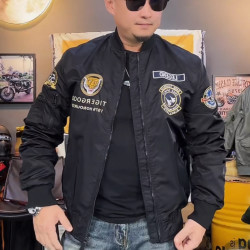 爆款老虎MA1男款休闲飞行员百搭轻奢飞行夹克外套2223