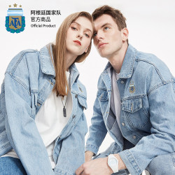ALL STAR PARTNER 阿根廷国家队丨宽松牛仔夹克外套男女款休闲百搭足球迷