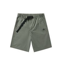 百亿补贴：361° 男裤五分裤短裤夏季男新款卡扣腰带轻薄清爽透气休闲裤运动裤