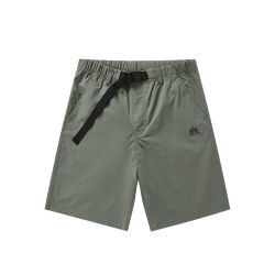 361° 男裤五分裤短裤夏季男新款卡扣腰带轻薄清爽透气休闲裤运动裤