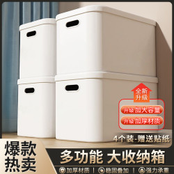 西邮哥大容量杂物收纳盒零食玩具化妆品桌面储物盒置物