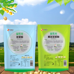乐福记速溶益生元豆浆粉+黑豆豆浆418G共2袋无添加蔗糖L1