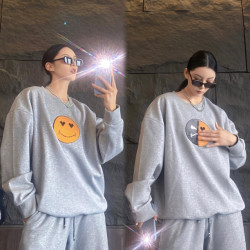 BXLT必须撸铁原创变脸训练状态转换器圆领卫衣男女同款