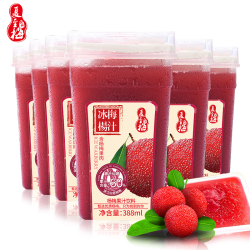 夏至梅 网红杨梅汁388ML*6瓶仙居杨梅汁