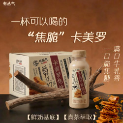 有丛气 焦糖单丛牛乳奶茶牛奶饮料300mL/瓶办公室必备饮品