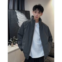 美式立领三防夹克棉服男款解构设计感飞行员工装棉衣外套