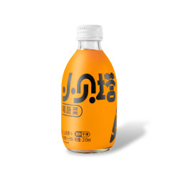 小贝塔柠檬胡萝卜汁鲜果冷榨 果蔬果饮210ml*10瓶