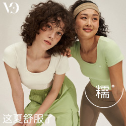 VIVI CYCLE 运动小自由短袖瑜伽速干休闲健身美式尤莱特