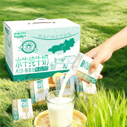 奶小咖 精选A2β酪蛋白水牛纯牛奶4.0g乳蛋白学生早餐奶10*200ml