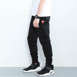 秋冬季加绒加厚运动裤男女情侣大码休闲裤简约束脚慢跑卫裤长裤