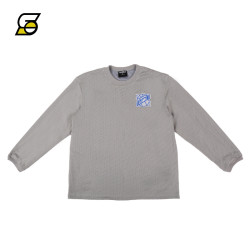 SLAMBLE 新款双层网眼透气速干长袖T恤男投篮球服卫衣跑步训练上衣