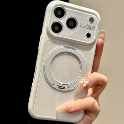 360度旋转支点支架肤感亚克力适用苹果17promax手机壳iPhone16Pro