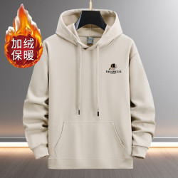 秋季潮牌连帽卫衣男士百搭情侣宽松大码休闲运动长袖秋冬加绒加厚