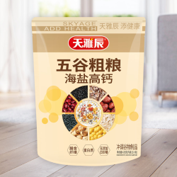 天雅辰 专属天雅辰海盐高钙五谷粗粮420克12小包咸味谷物即冲即饮美味