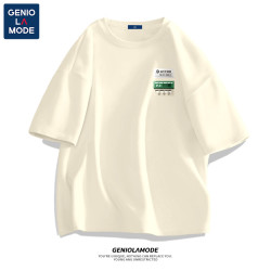 GENIOLAMODE 短袖t恤潮流百搭情侣装纯棉半袖