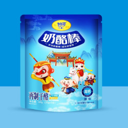 妙可 乳制品妙可儿童高钙营养甄选脱脂奶酪棒4袋到手12支