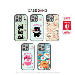 CASEBANG 野生flower联名适用苹果iPhone16/15/pro/max磁吸手机壳