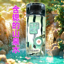鹤舞松泉商务会议弱碱性矿泉水 高档山泉水饮用水350ml*6瓶弱碱水