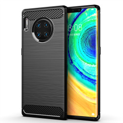 华为Mate30 Pro专用碳纤纹拉丝保护壳