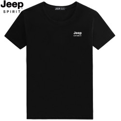 JEEP SPIRIT JEEPSPIRIT短袖t恤短袖男宽松圆领大码体恤夏季纯棉上衣新款休闲