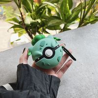 公鹤 宠物小精灵airpodspro2创意妙蛙AirPods3代苹果蓝牙耳机壳硅胶