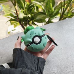 公鹤 宠物小精灵airpodspro2创意妙蛙AirPods3代苹果蓝牙耳机壳硅胶