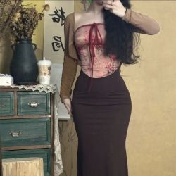 GEEZORO 设计大码夏秋冬季新中式复古国风性感肚兜抹胸背心挂脖女保暖护胃