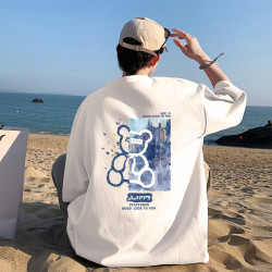 霄桂姿男女同款短袖t恤夏新款半袖纯棉宽松体恤oversize潮流衣服