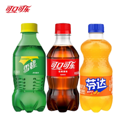 可口可乐 芬达饮品碳酸饮料整箱橙味橙汁汽水迷你小瓶装300ml