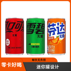 伊乐娃 混装可口可乐无糖200ml*12罐夏季畅饮汽水含糖饮料