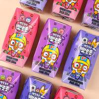 Pororo 12瓶组合啵乐乐果汁饮料200ml草莓loopy葡萄蓝莓饮料儿童饮料食品