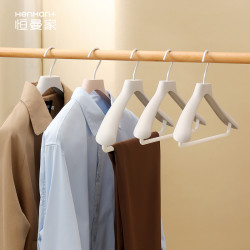 宽肩衣架家用挂衣架防滑无痕防肩角轻奢大衣撑衣服架子