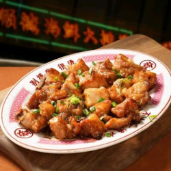 工作日招牌捞鸡排骨套餐
