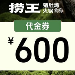 600元代金券|限1张