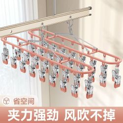 佰佳恋 不锈钢多功能晾衣夹子阳台神器袜夹挂袜架晒内衣内裤袜子夹子晾晒