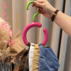 多巴胺圆形丝巾领带展示架围巾架家用多功能可旋转挂钩