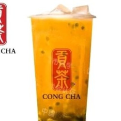 2 人百香果双拼，珍珠奶茶套餐