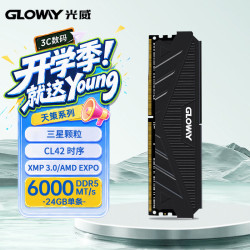 光威 天策 DDR5 6000 24GB CL42 台式机内存条