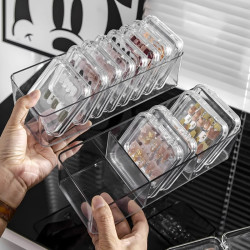 透明穿戴甲收纳盒桌面防尘透明甲片成品款式作用整理专用展示盒子