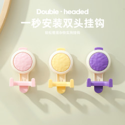 家用多巴胺悬挂式纸巾吸盘挂钩卫生间厨房洗脸巾双头无痕强力粘钩