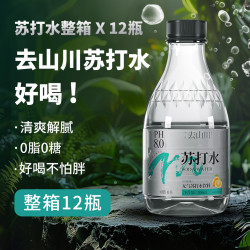 柠檬味苏打水0糖0脂0卡水饮料整箱装(新日期)