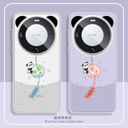 熊猫适用华为mate70网红手机壳mate60pro风铃40平安喜乐魅特50pro