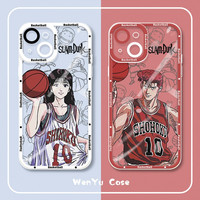 适用苹果/华为/小米/oppo/vivo灌篮高手iPhone16Promax情侣手机壳