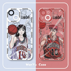 适用苹果/华为/小米/oppo/vivo灌篮高手iPhone16Promax情侣手机壳