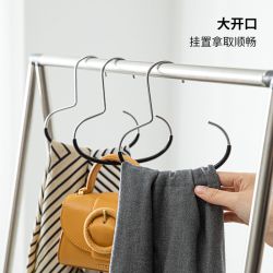 佰佳恋 圆环衣架柜多功能包包挂钩丝围巾领带收纳整理挂帽子
