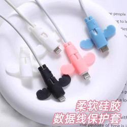 巨晶 小天使数据线通用保护套防折断充电线卡通接头保护套