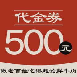 500元代金券|限1张