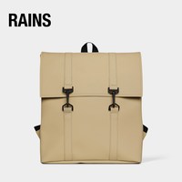 RAINS 防水面料21L学院电脑双肩包书包通勤旅行简约男女MSN/13300