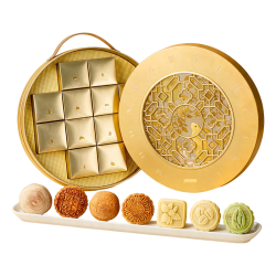 京东京造 臻芯坚果月饼礼盒 840g/12枚
